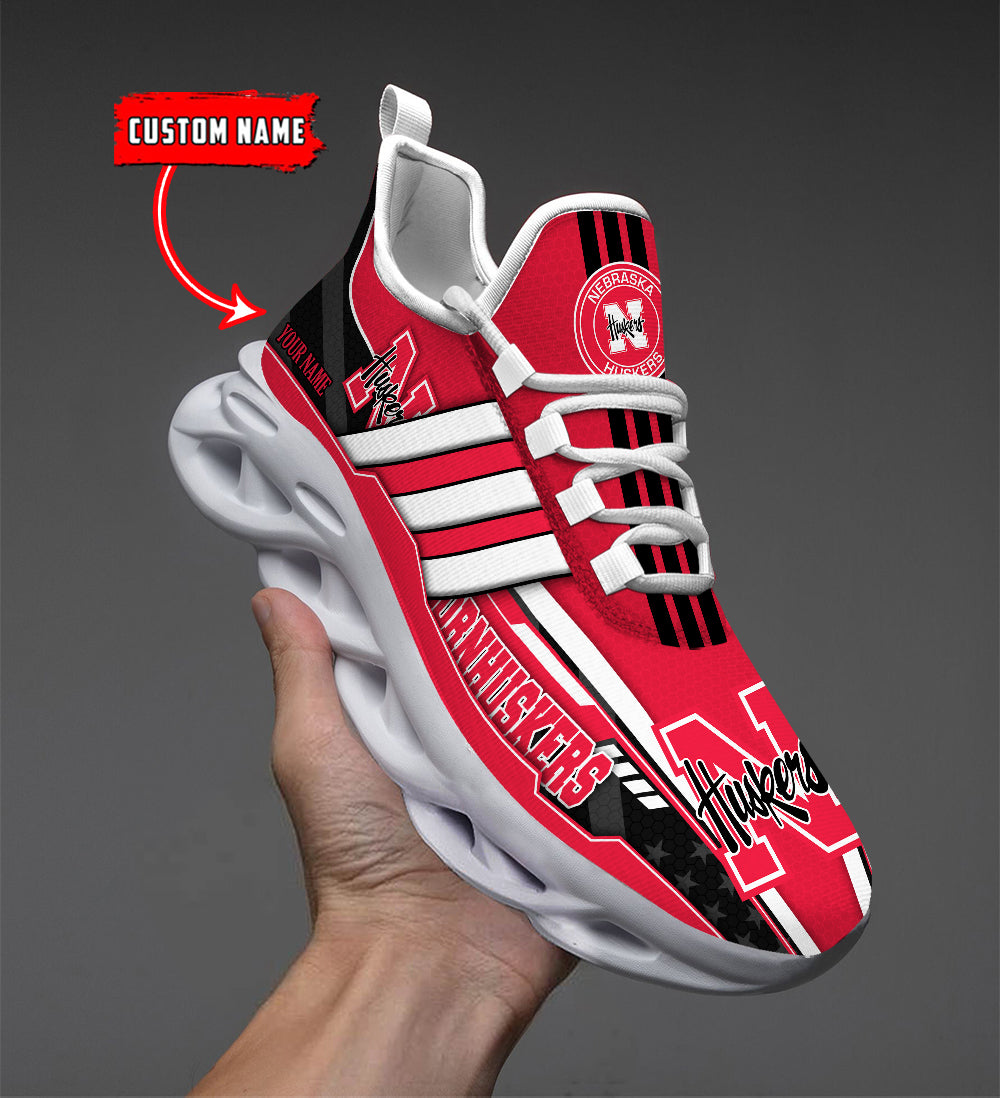 Personalized Nebraska Cornhuskers Max Soul Shoes Sneakers for Men And Women – NCAA Fan Shoes, Team Sneakers