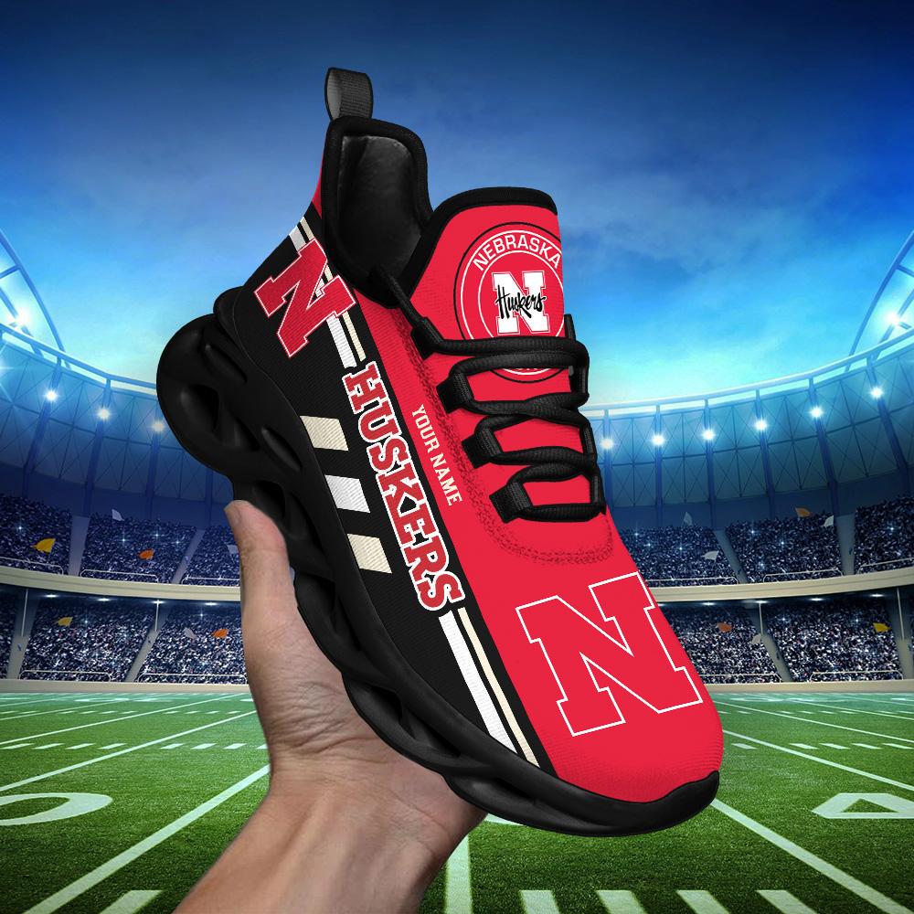 Personalized Nebraska Cornhuskers Max Soul Shoes Sneakers for Men And Women – NCAA Fan Shoes, Team Sneakers - Image 7