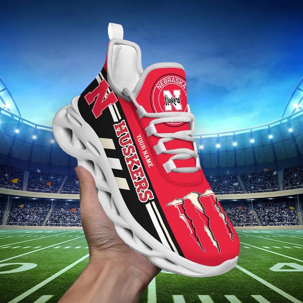Personalized Nebraska Cornhuskers Max Soul Shoes Sneakers for Men And Women – NCAA Fan Shoes, Team Sneakers