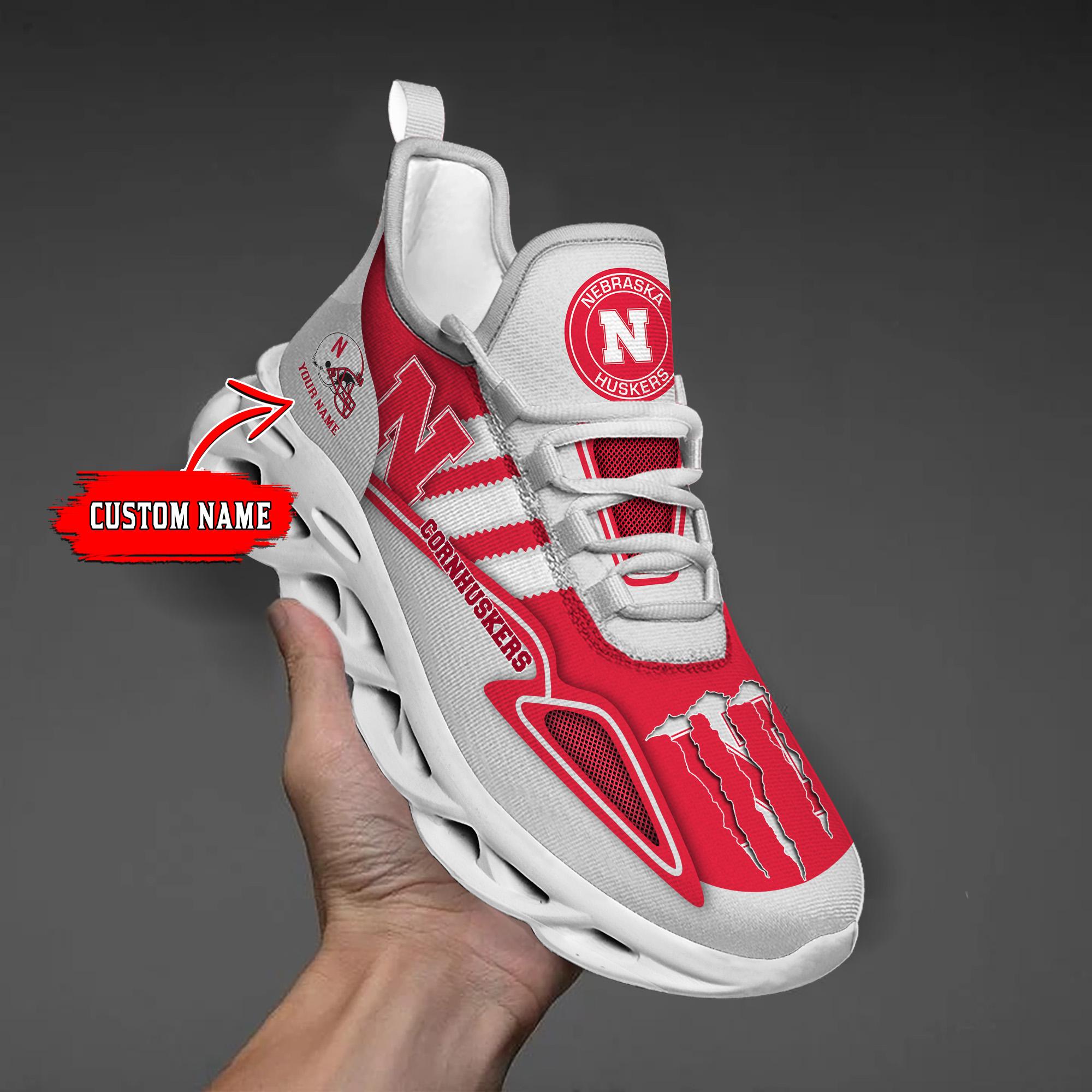 Personalized Nebraska Cornhuskers Max Soul Shoes Sneakers for Men And Women – NCAA Fan Shoes, Team Sneakers