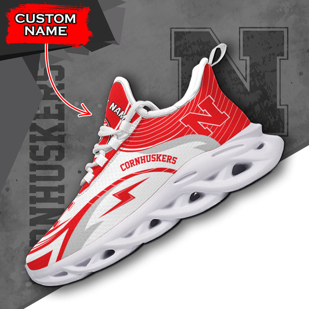 Personalized Nebraska Cornhuskers NCAA Max Soul Shoes Sneakers for Men And Women – NCAA Fan Shoes, Team Sneakers
