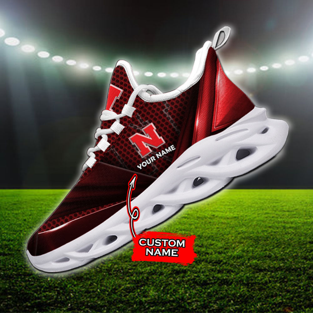 Personalized Nebraska Cornhuskers NCAA Max Soul Shoes Sneakers for Men And Women – NCAA Fan Shoes, Team Sneakers