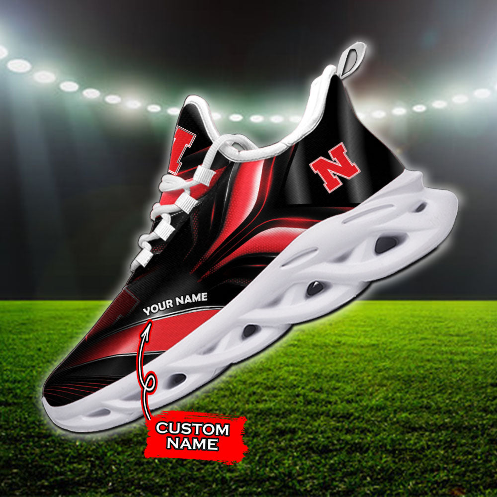 Personalized Nebraska Cornhuskers NCAA Max Soul Shoes Sneakers for Men And Women – NCAA Fan Shoes, Team Sneakers