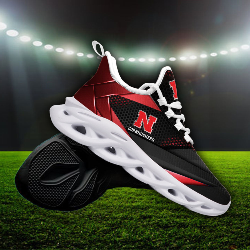 Personalized Nebraska Cornhuskers NCAA Max Soul Shoes Sneakers for Men And Women – NCAA Fan Shoes, Team Sneakers - Image 3