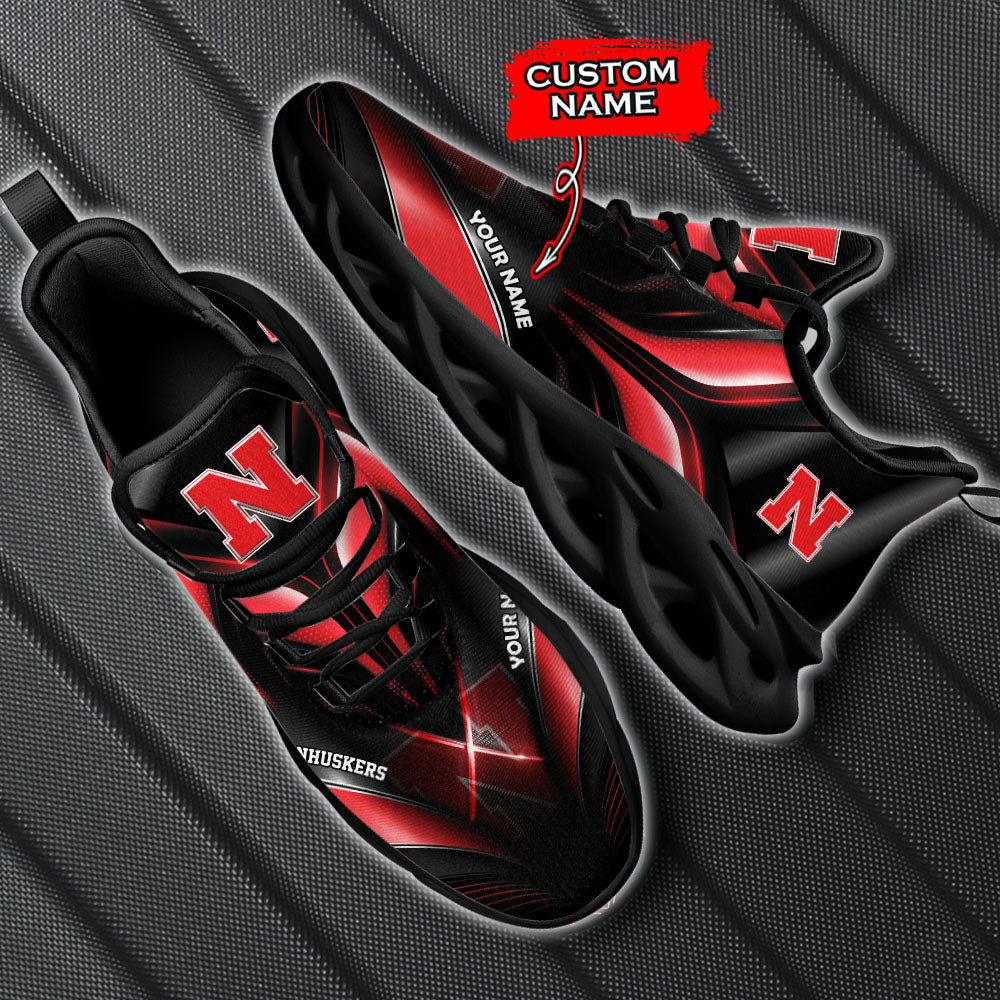 Personalized Nebraska Cornhuskers NCAA Max Soul Shoes Sneakers for Men And Women – NCAA Fan Shoes, Team Sneakers - Image 5