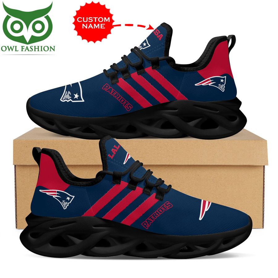 Personalized New England Patriots Max Soul Shoes Sneakers for Men And Women – NFL Football Fan Shoes, Team Sneakers