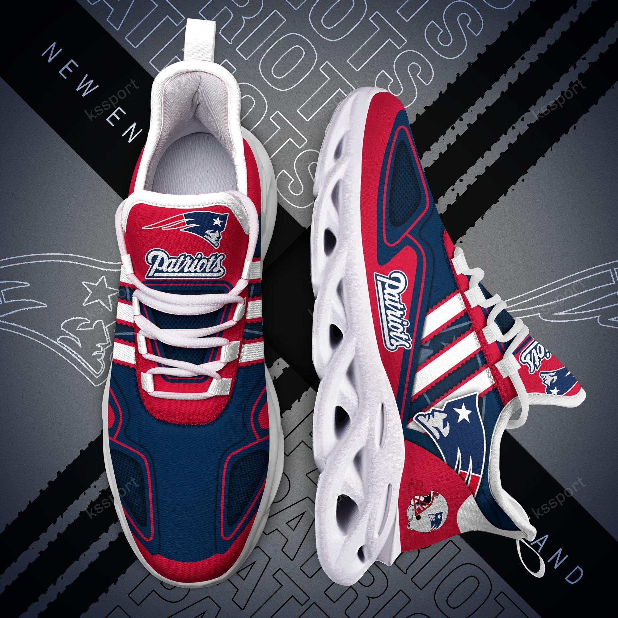 Personalized New England Patriots Max Soul Shoes Sneakers for Men And Women – NFL Football Fan Shoes, Team Sneakers
