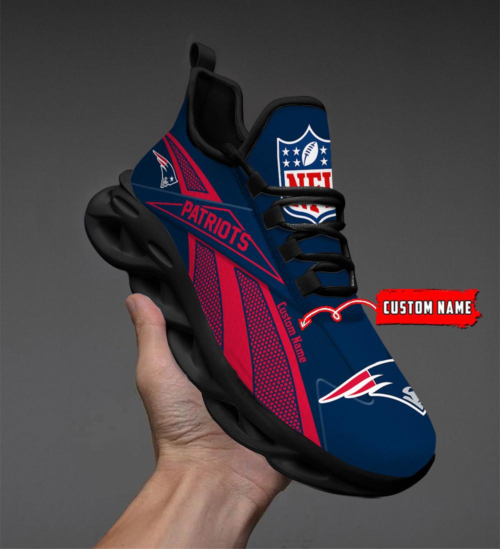 Personalized New England Patriots Max Soul Shoes Sneakers for Men And Women – NFL Football Fan Shoes, Team Sneakers