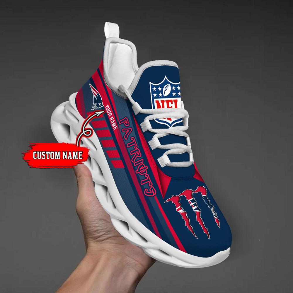 Personalized New England Patriots Max Soul Shoes Sneakers for Men And Women – NFL Football Fan Shoes, Team Sneakers