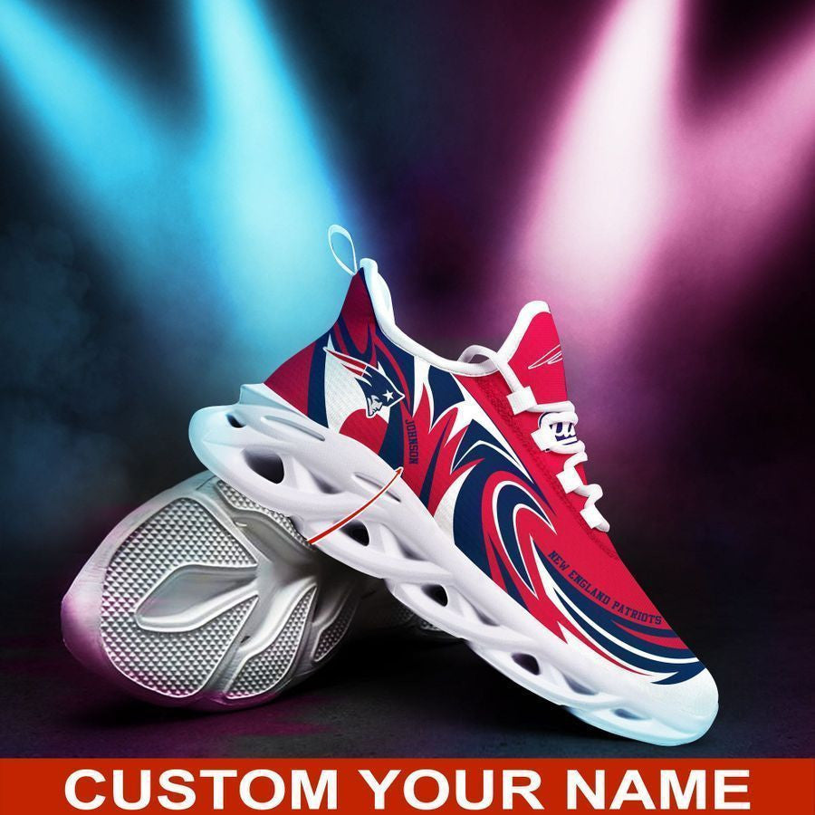 Personalized New England Patriots NFL Max Soul Shoes Sneakers for Men And Women – NFL Football Fan Shoes, Team Sneakers