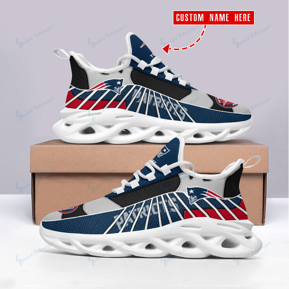 Personalized New England Patriots NFL Max Soul Shoes Sneakers for Men And Women – NFL Football Fan Shoes, Team Sneakers