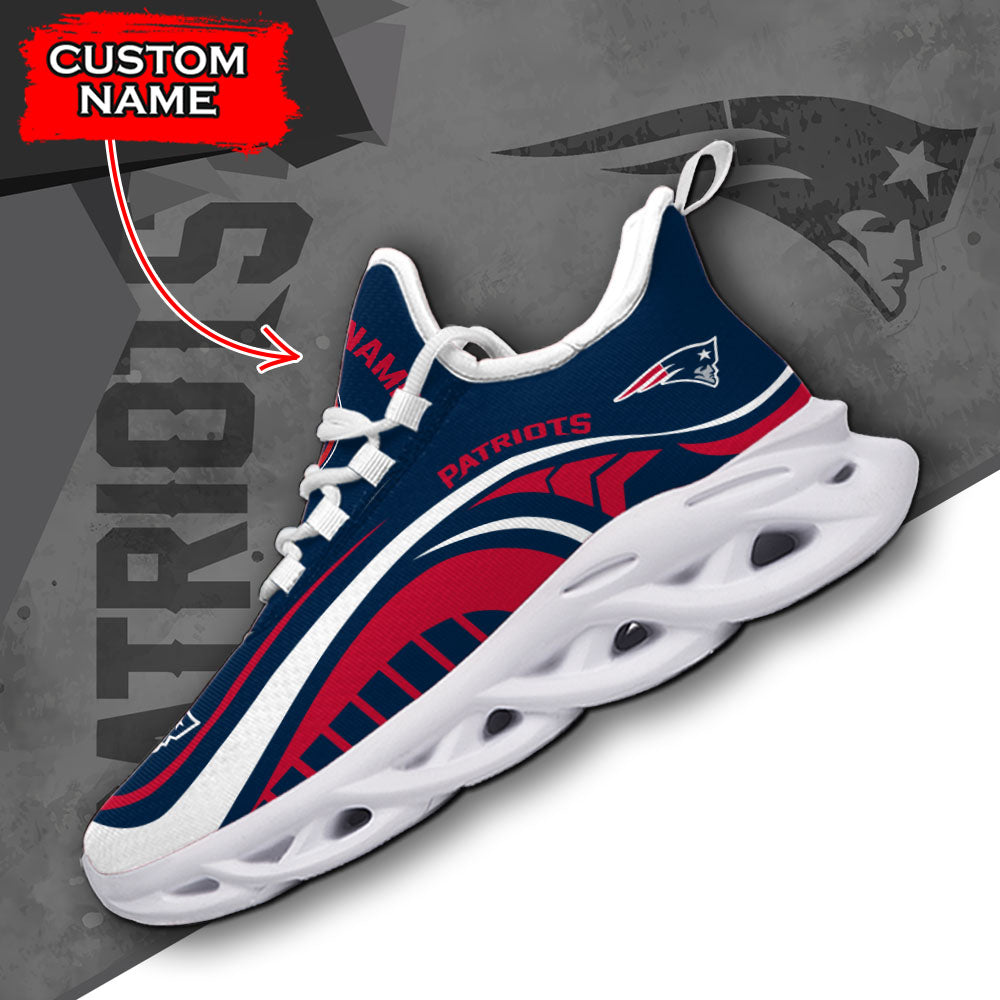 Personalized New England Patriots NFL Max Soul Shoes Sneakers for Men And Women – NFL Football Fan Shoes, Team Sneakers