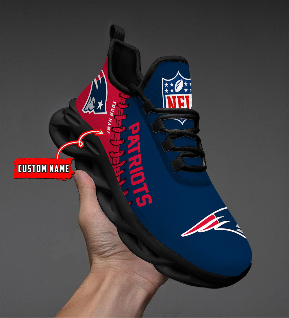 Personalized New England Patriots NFL Max Soul Shoes Sneakers for Men And Women – NFL Football Fan Shoes, Team Sneakers
