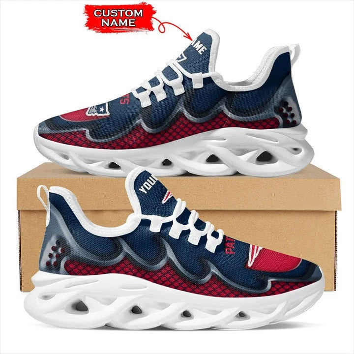 Personalized New England Patriots NFL Max Soul Shoes Sneakers for Men And Women – NFL Football Fan Shoes, Team Sneakers
