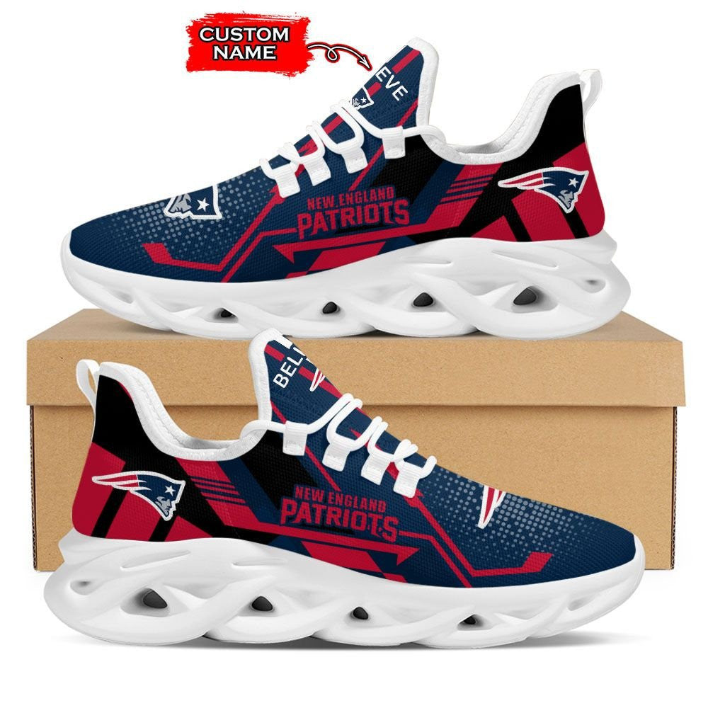Personalized New England Patriots NFL Max Soul Shoes Sneakers for Men And Women – NFL Football Fan Shoes, Team Sneakers