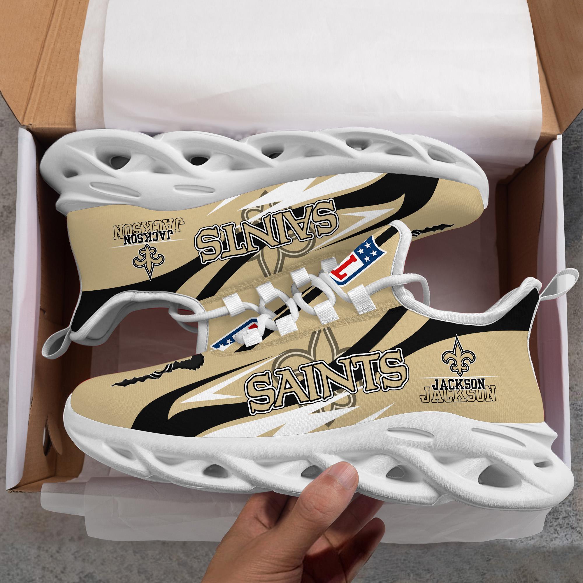 Personalized New Orleans Saints Max Soul Shoes Sneakers for Men And Women – NFL Football Fan Shoes, Team Sneakers - Image 8