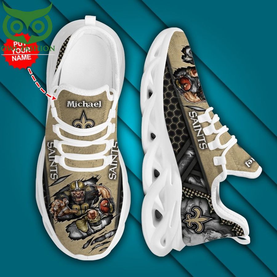 Personalized New Orleans Saints Max Soul Shoes Sneakers for Men And Women – NFL Football Fan Shoes, Team Sneakers