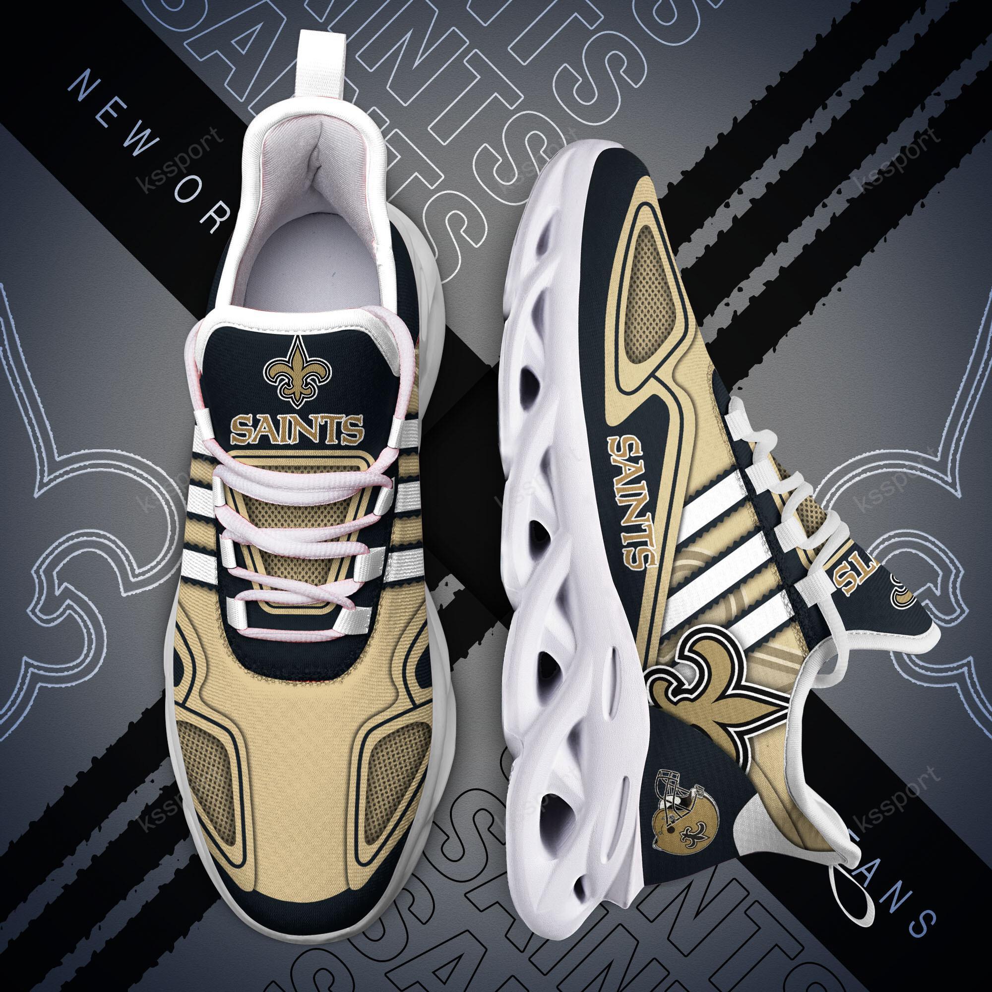Personalized New Orleans Saints Max Soul Shoes Sneakers for Men And Women – NFL Football Fan Shoes, Team Sneakers