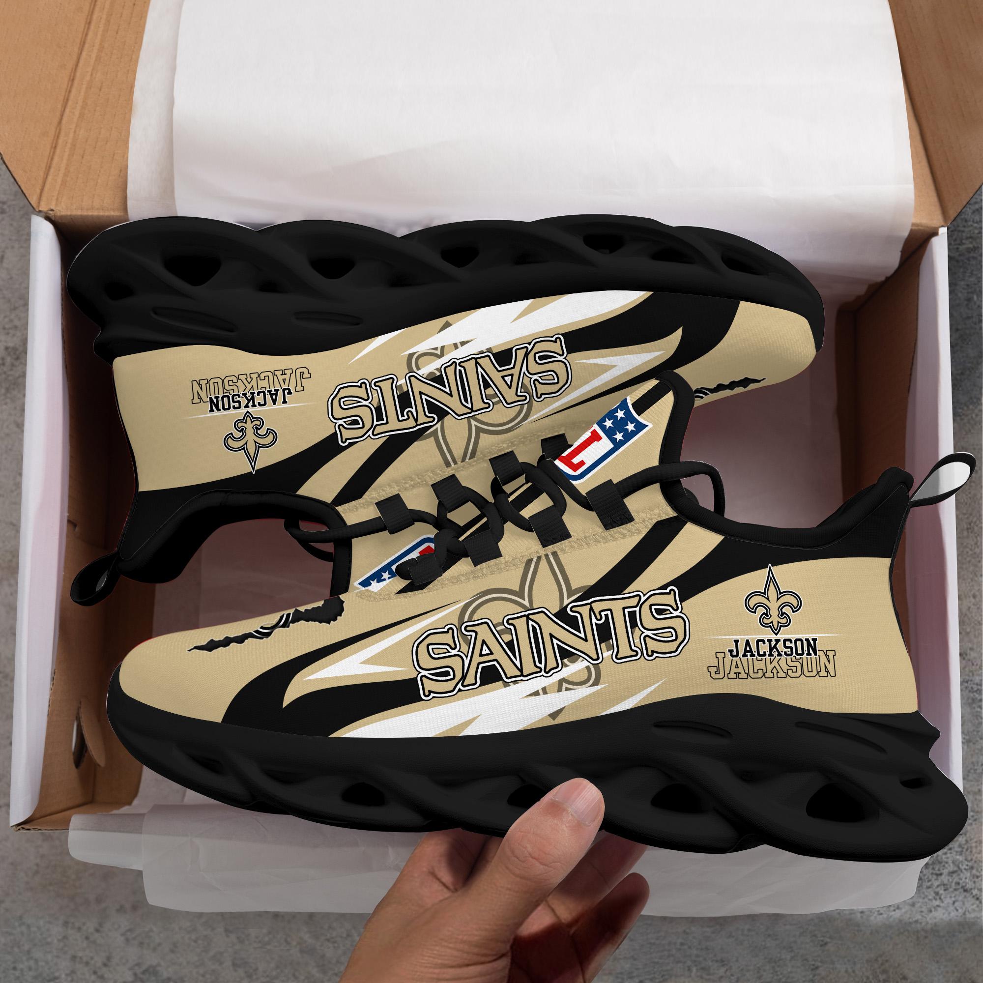 Personalized New Orleans Saints Max Soul Shoes Sneakers for Men And Women – NFL Football Fan Shoes, Team Sneakers - Image 7