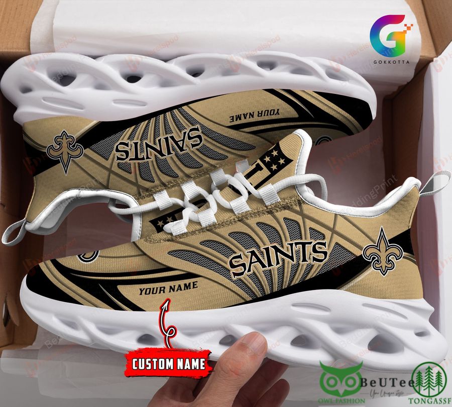 Personalized New Orleans Saints Max Soul Shoes Sneakers for Men And Women – NFL Football Fan Shoes, Team Sneakers