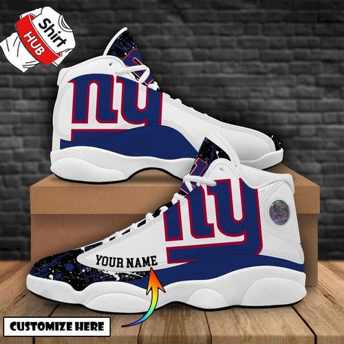 Personalized New York Giants JD13 Sneakers Shoes for Men & Women | Custom Fan Gift
