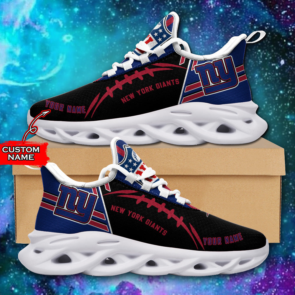 Personalized New York Giants Max Soul Shoes Sneakers for Men And Women – NFL Football Fan Shoes, Team Sneakers