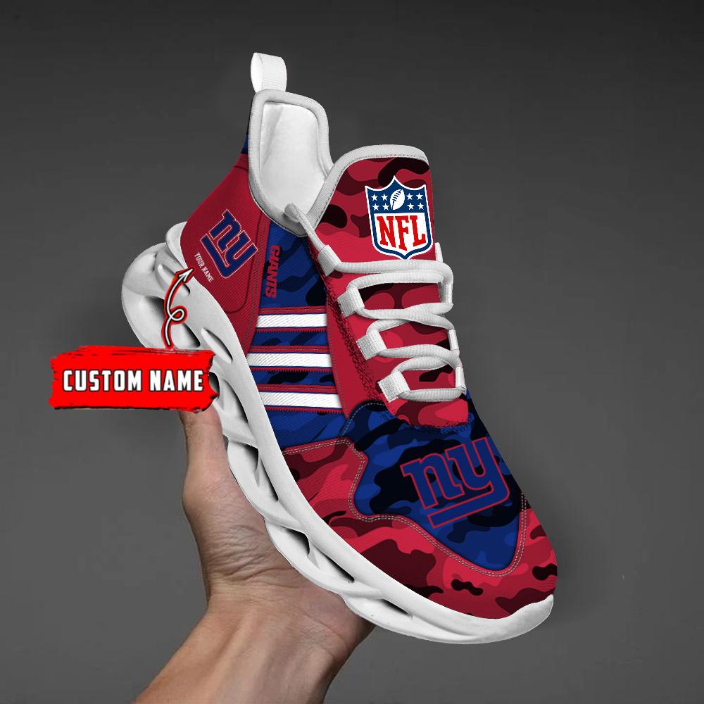 Personalized New York Giants Max Soul Shoes Sneakers for Men And Women – NFL Football Fan Shoes, Team Sneakers