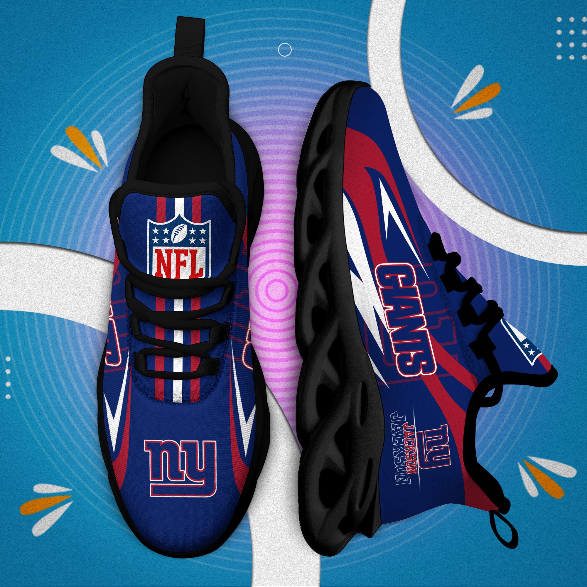 Personalized New York Giants Max Soul Shoes Sneakers for Men And Women – NFL Football Fan Shoes, Team Sneakers - Image 5