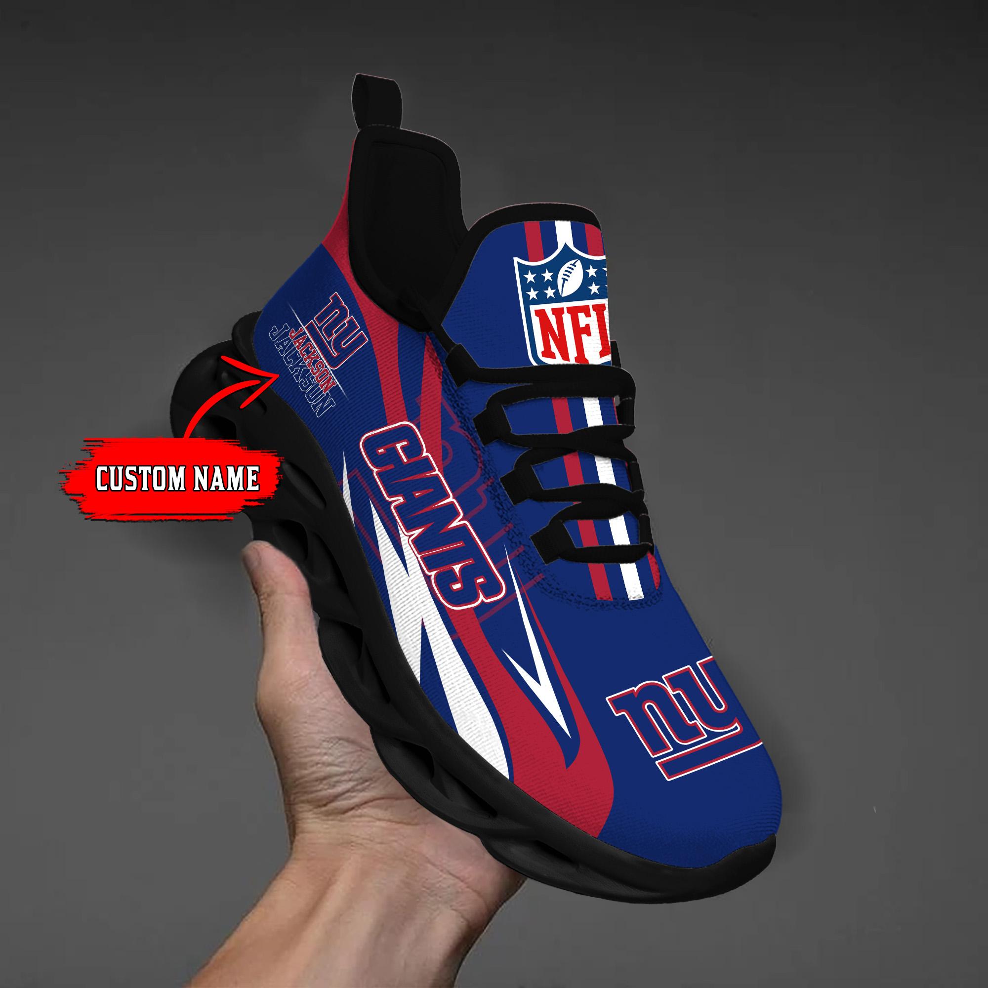 Personalized New York Giants Max Soul Shoes Sneakers for Men And Women – NFL Football Fan Shoes, Team Sneakers - Image 4