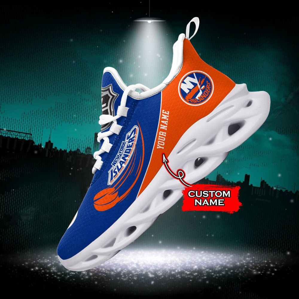 Personalized New York Islanders NHL Max Soul Shoes Sneakers for Men And Women – NHL Hockey Fan Shoes, Team Sneakers