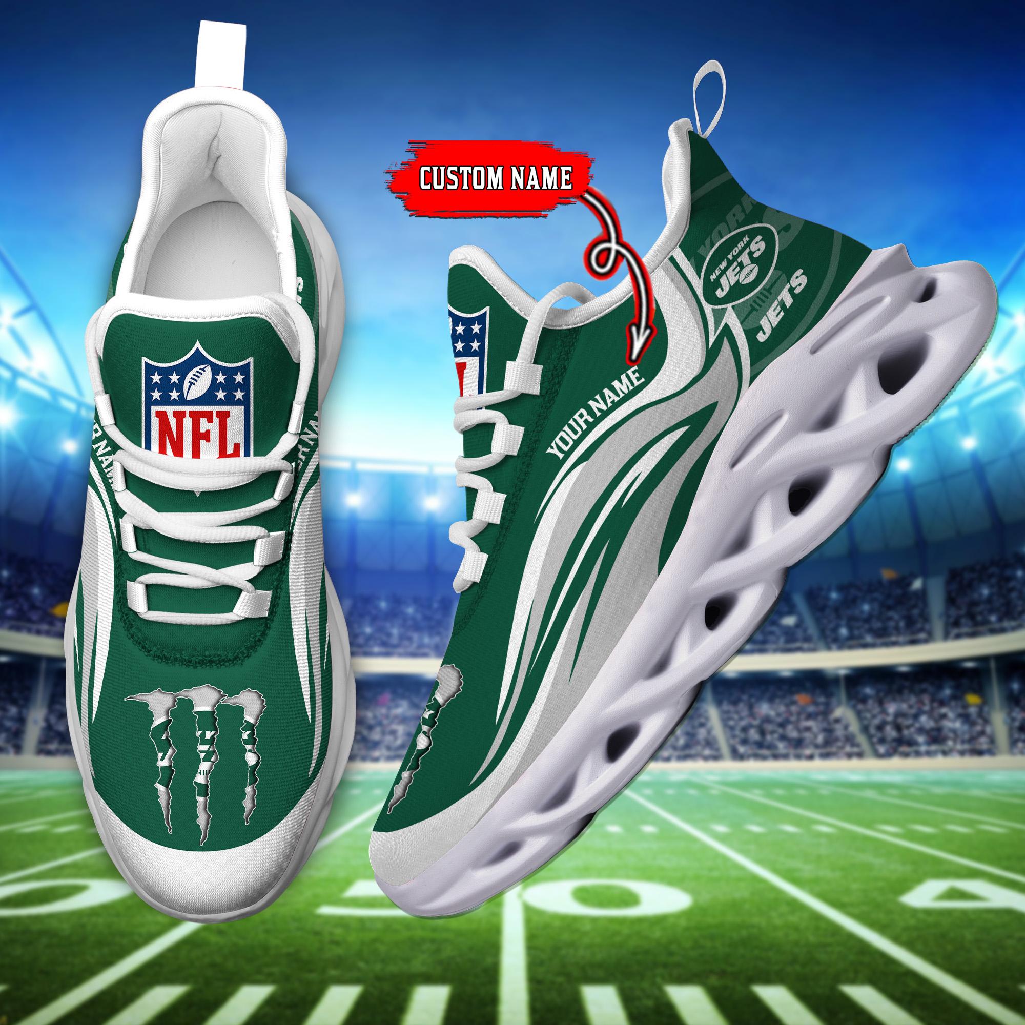 Personalized New York Jets Max Soul Shoes Sneakers for Men And Women – NFL Football Fan Shoes, Team Sneakers