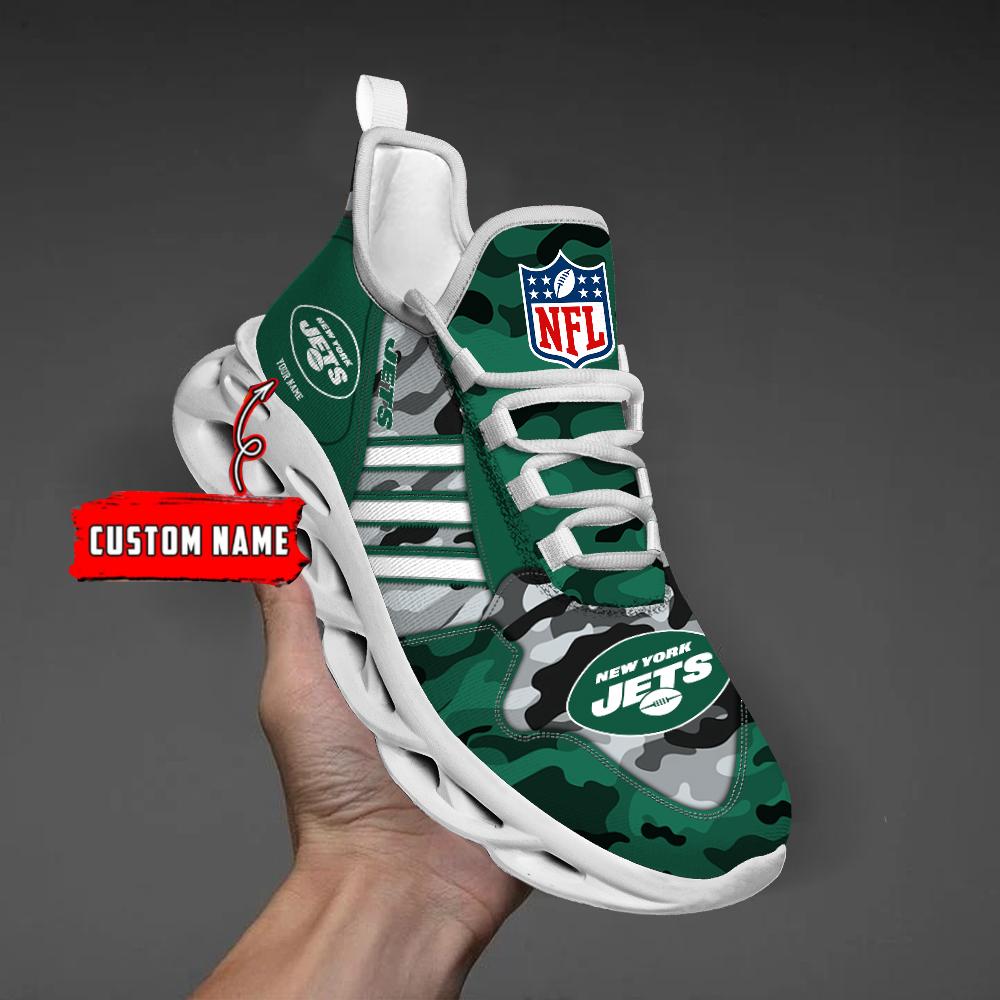 Personalized New York Jets Max Soul Shoes Sneakers for Men And Women – NFL Football Fan Shoes, Team Sneakers