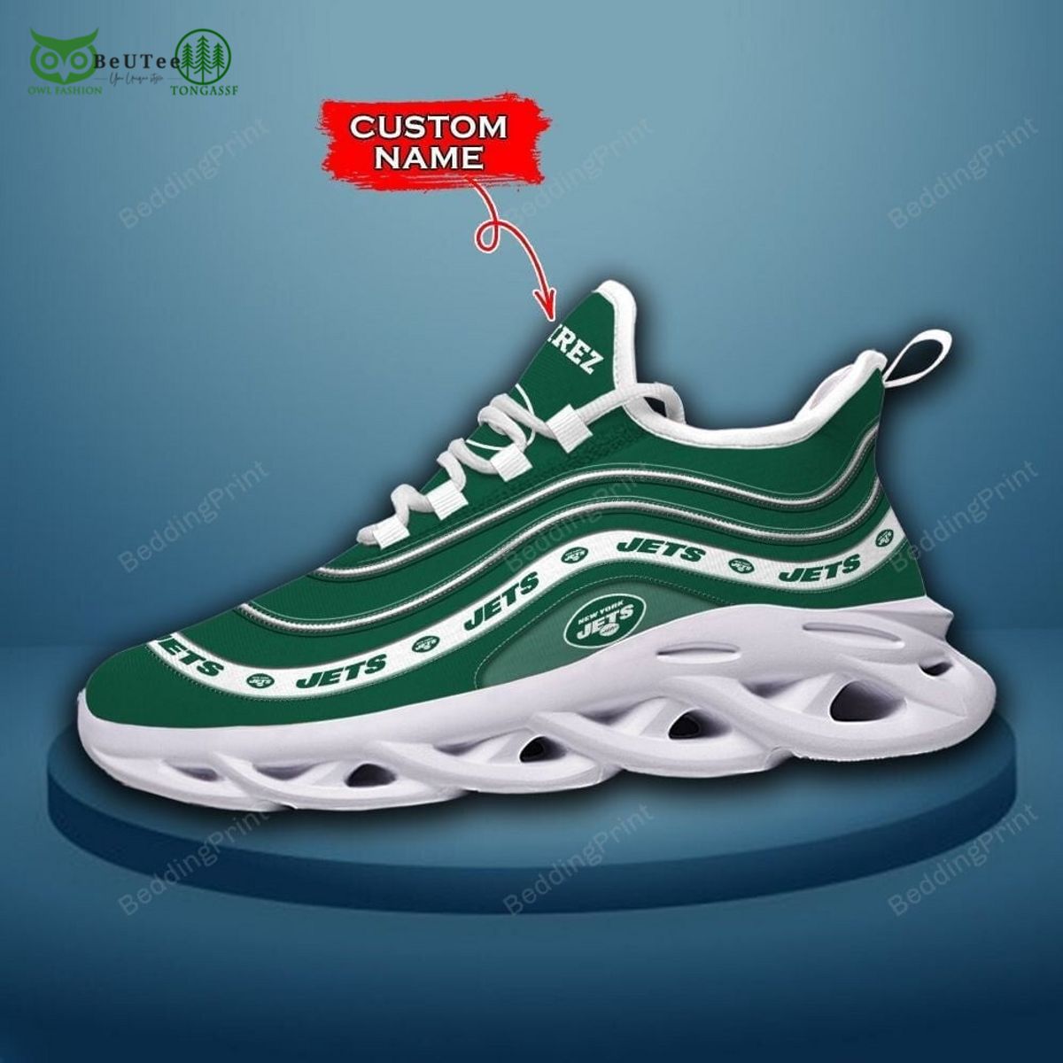 Personalized New York Jets Max Soul Shoes Sneakers for Men And Women – NFL Football Fan Shoes, Team Sneakers