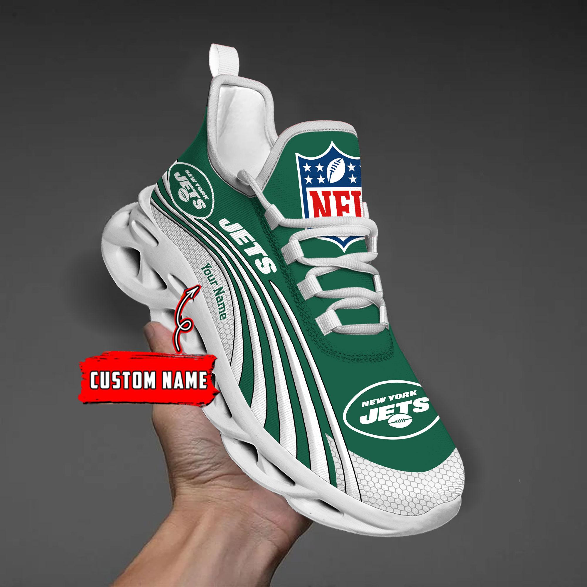 Personalized New York Jets Max Soul Shoes Sneakers for Men And Women – NFL Football Fan Shoes, Team Sneakers