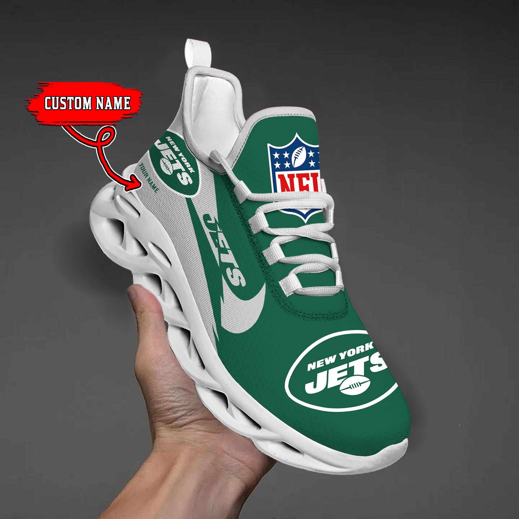 Personalized New York Jets Max Soul Shoes Sneakers for Men And Women – NFL Football Fan Shoes, Team Sneakers