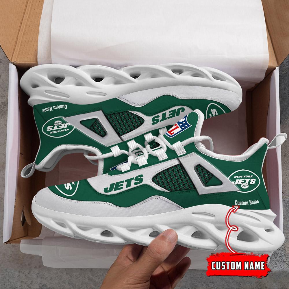 Personalized New York Jets Max Soul Shoes Sneakers for Men And Women – NFL Football Fan Shoes, Team Sneakers