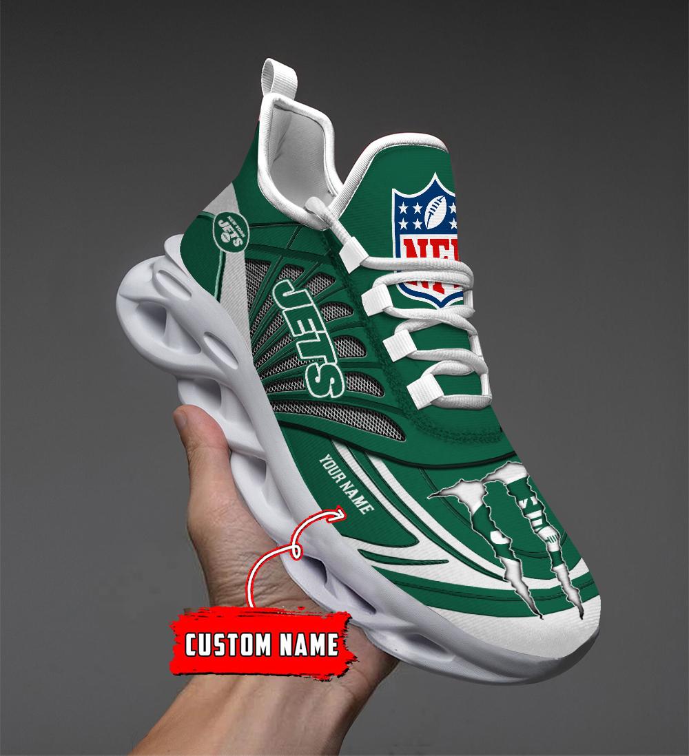Personalized New York Jets Max Soul Shoes Sneakers for Men And Women – NFL Football Fan Shoes, Team Sneakers