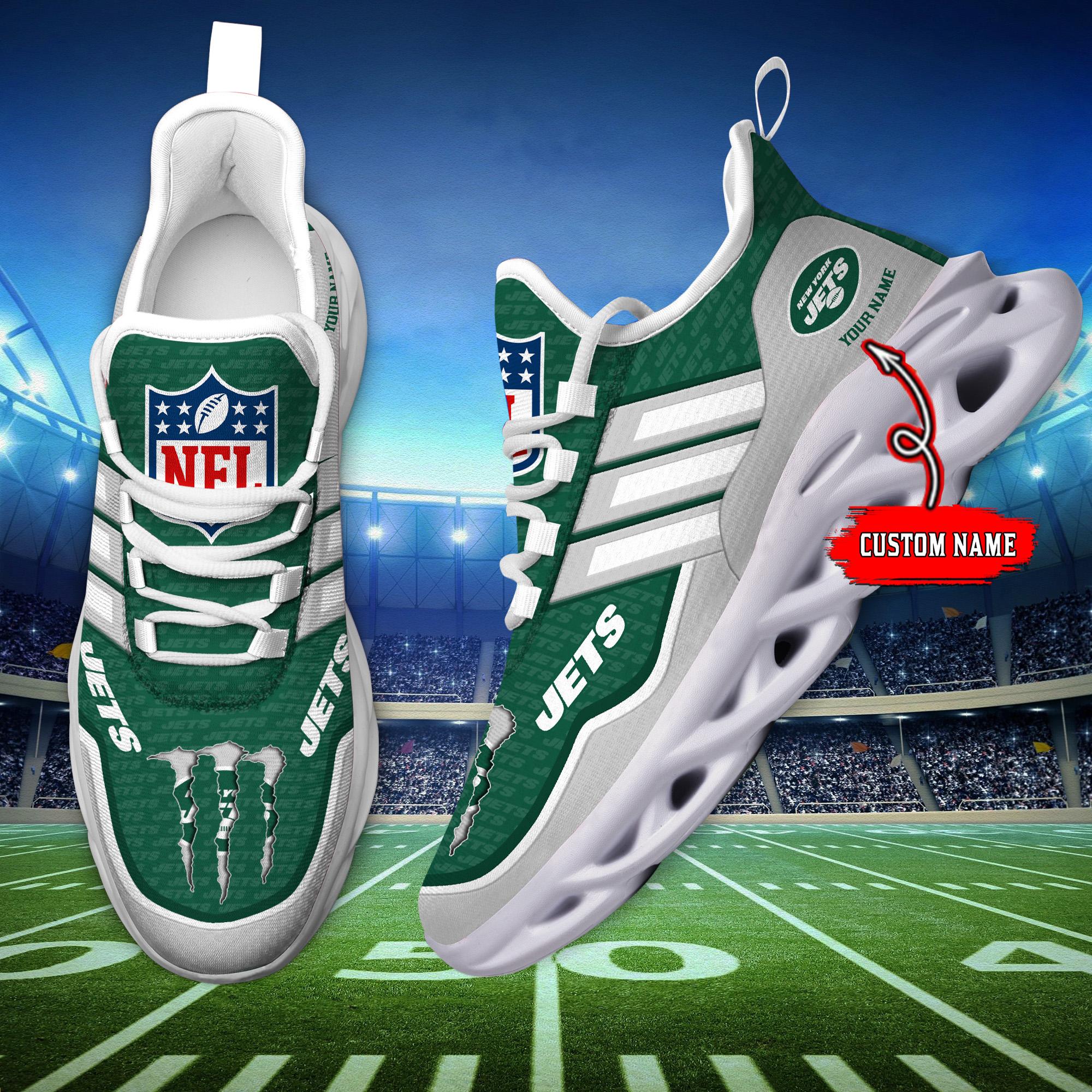 Personalized New York Jets Max Soul Shoes Sneakers for Men And Women – NFL Football Fan Shoes, Team Sneakers