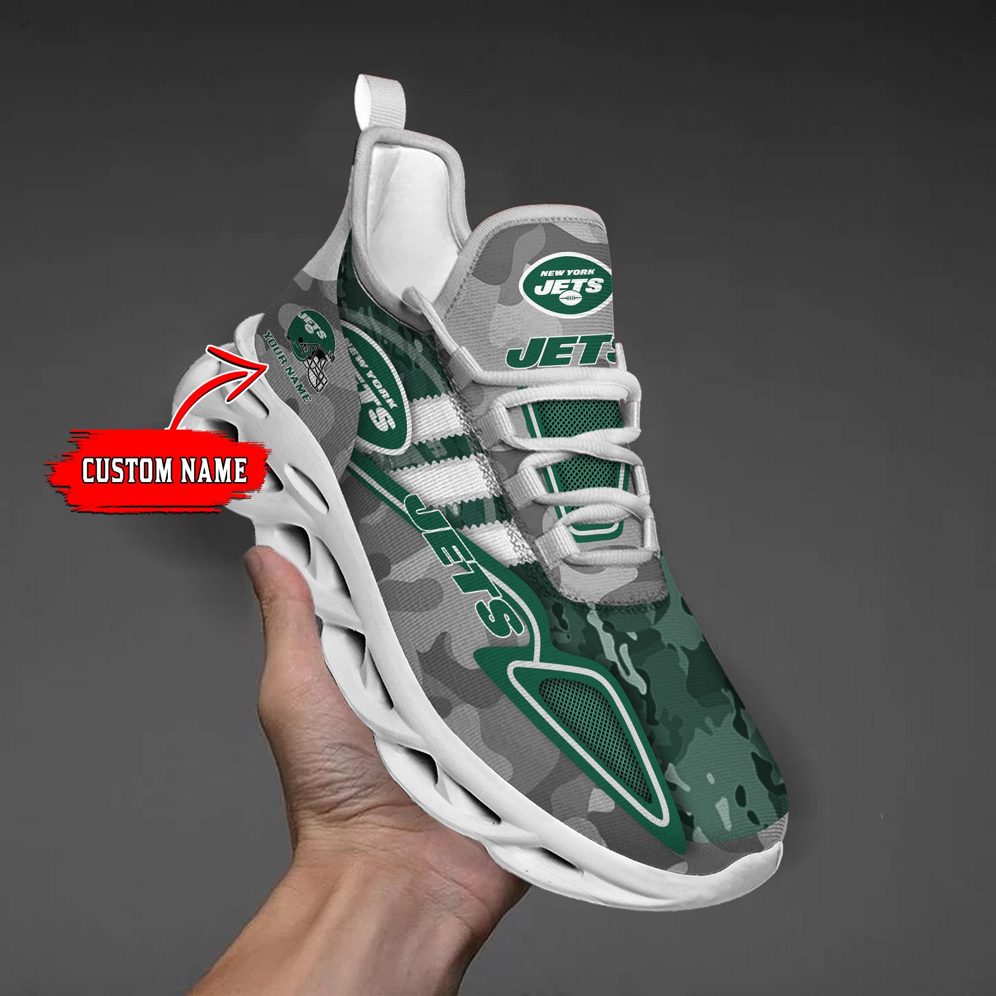 Personalized New York Jets Max Soul Shoes Sneakers for Men And Women – NFL Football Fan Shoes, Team Sneakers