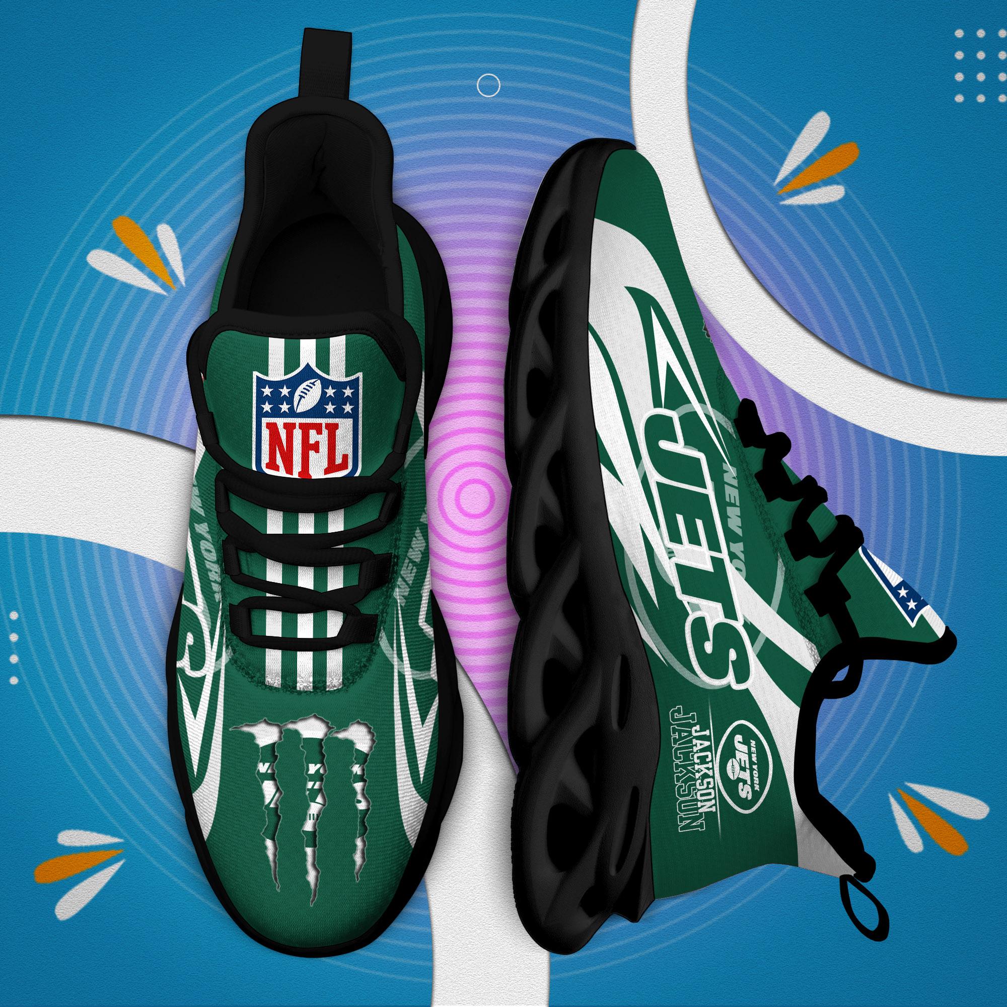 Personalized New York Jets Max Soul Shoes Sneakers for Men And Women – NFL Football Fan Shoes, Team Sneakers - Image 5