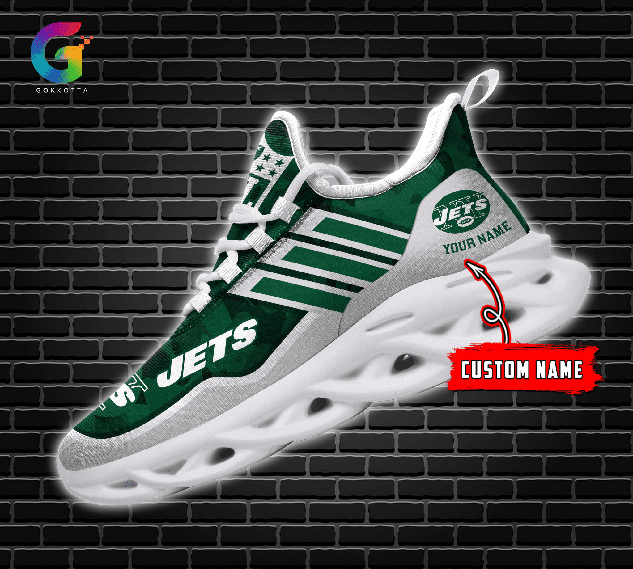 Personalized New York Jets Max Soul Shoes Sneakers for Men And Women – NFL Football Fan Shoes, Team Sneakers - Image 5