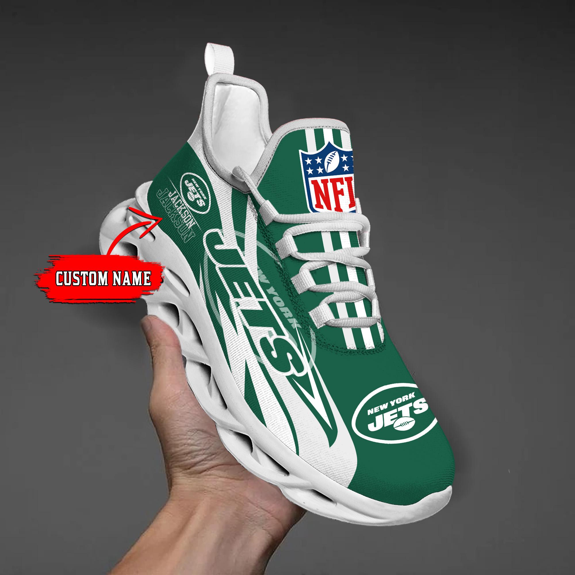 Personalized New York Jets Max Soul Shoes Sneakers for Men And Women – NFL Football Fan Shoes, Team Sneakers