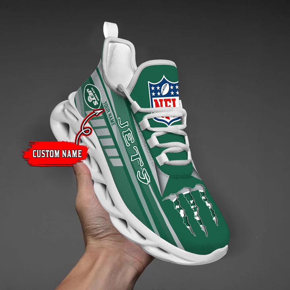 Personalized New York Jets Max Soul Shoes Sneakers for Men And Women – NFL Football Fan Shoes, Team Sneakers