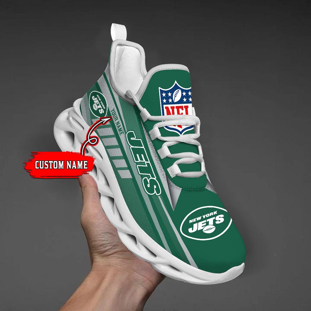 Personalized New York Jets Max Soul Shoes Sneakers for Men And Women – NFL Football Fan Shoes, Team Sneakers