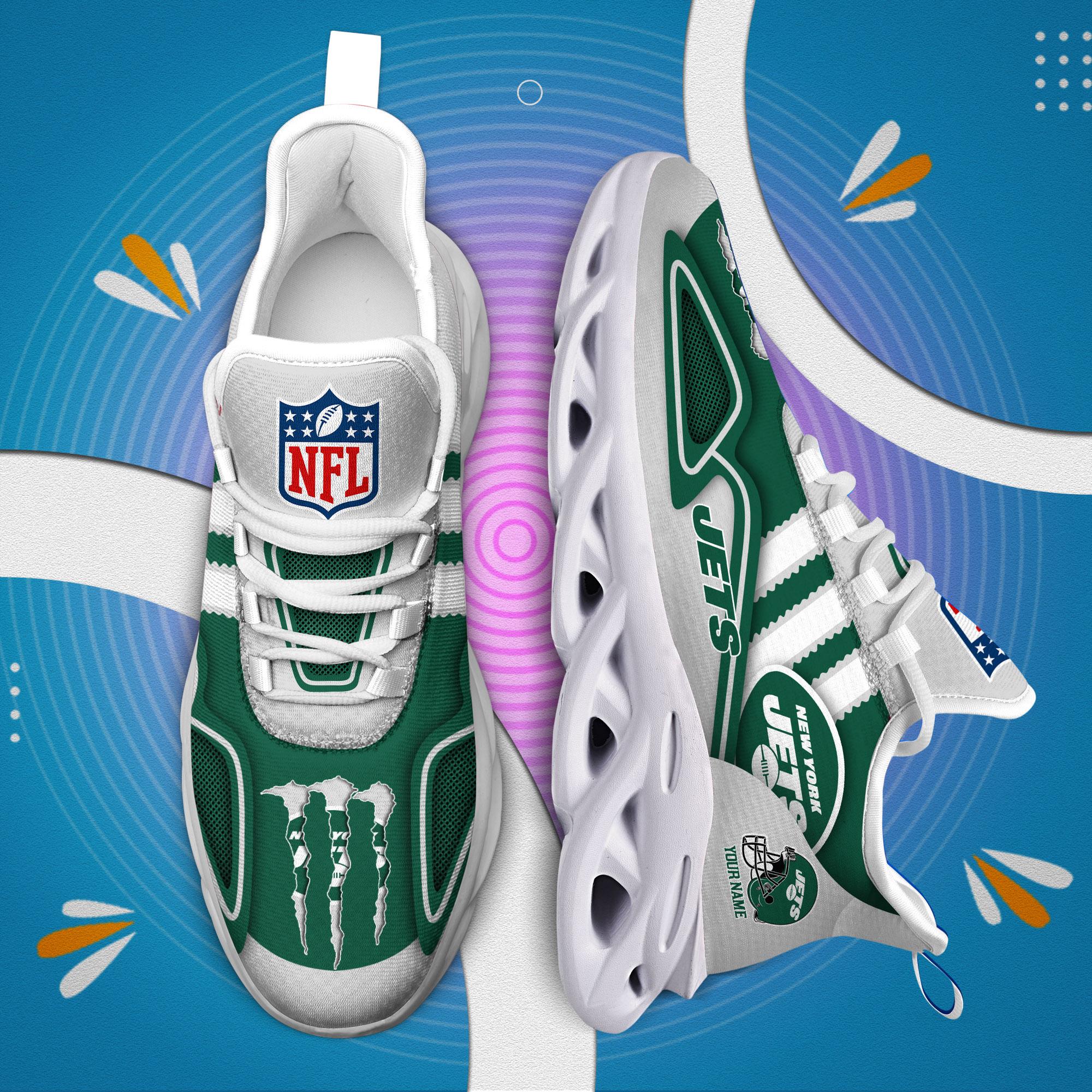 Personalized New York Jets Max Soul Shoes Sneakers for Men And Women – NFL Football Fan Shoes, Team Sneakers - Image 6