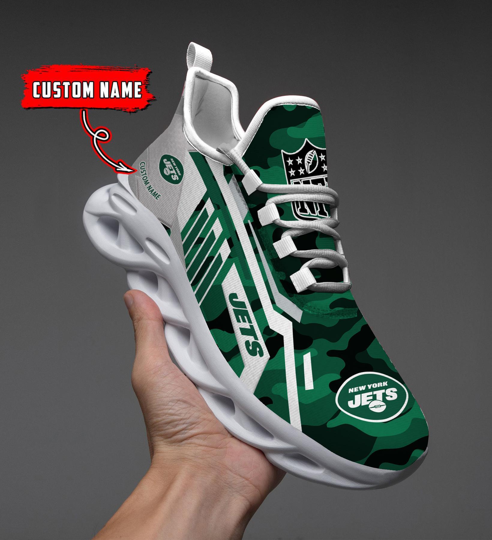 Personalized New York Jets Max Soul Shoes Sneakers for Men And Women – NFL Football Fan Shoes, Team Sneakers