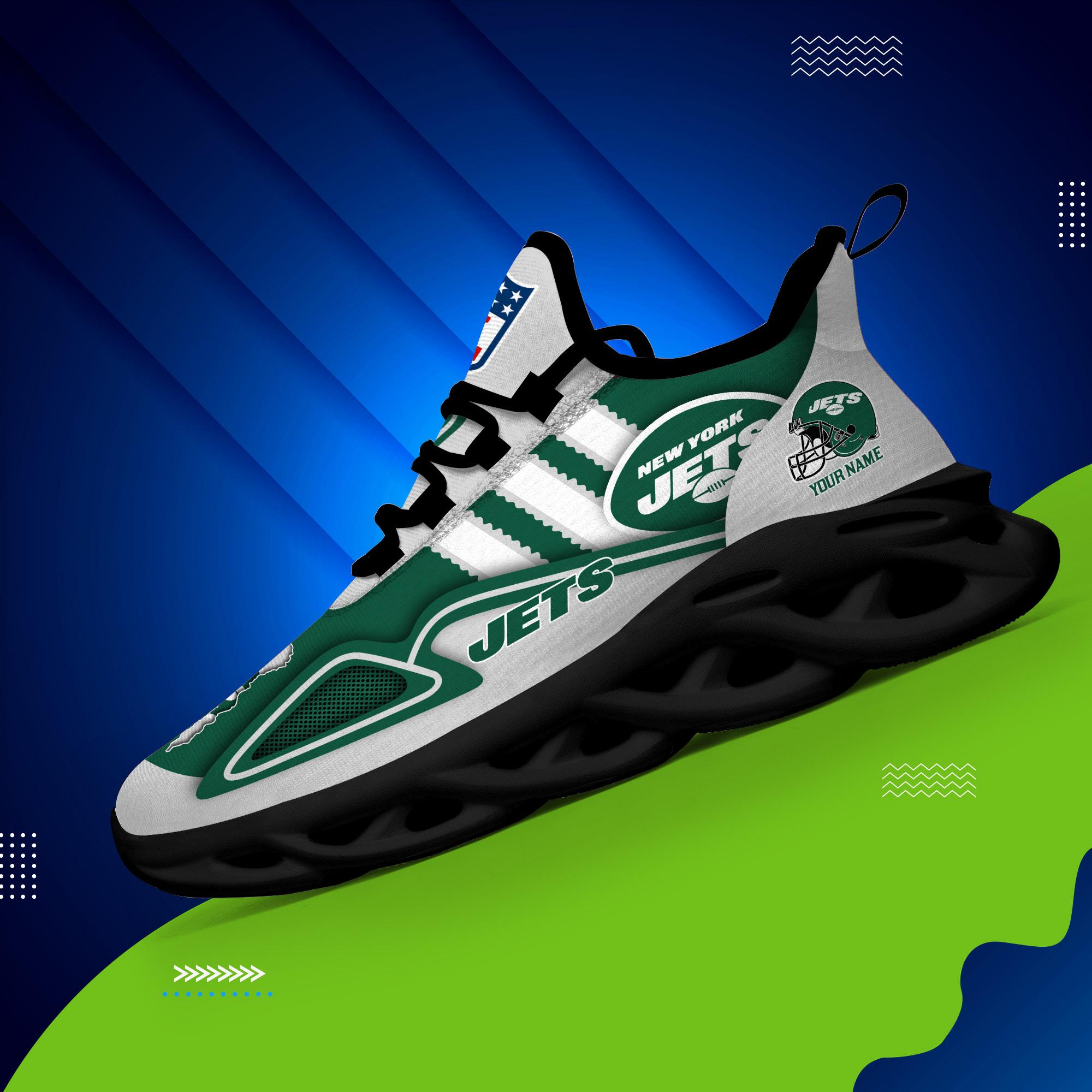 Personalized New York Jets Max Soul Shoes Sneakers for Men And Women – NFL Football Fan Shoes, Team Sneakers - Image 3