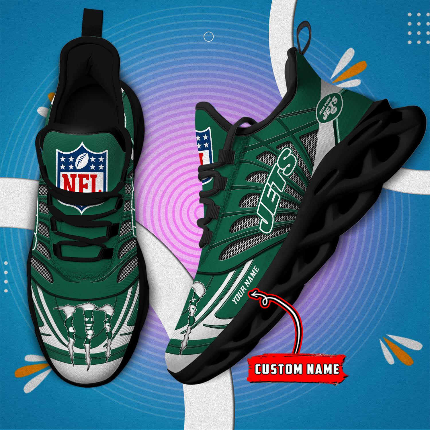 Personalized New York Jets Max Soul Shoes Sneakers for Men And Women – NFL Football Fan Shoes, Team Sneakers - Image 7