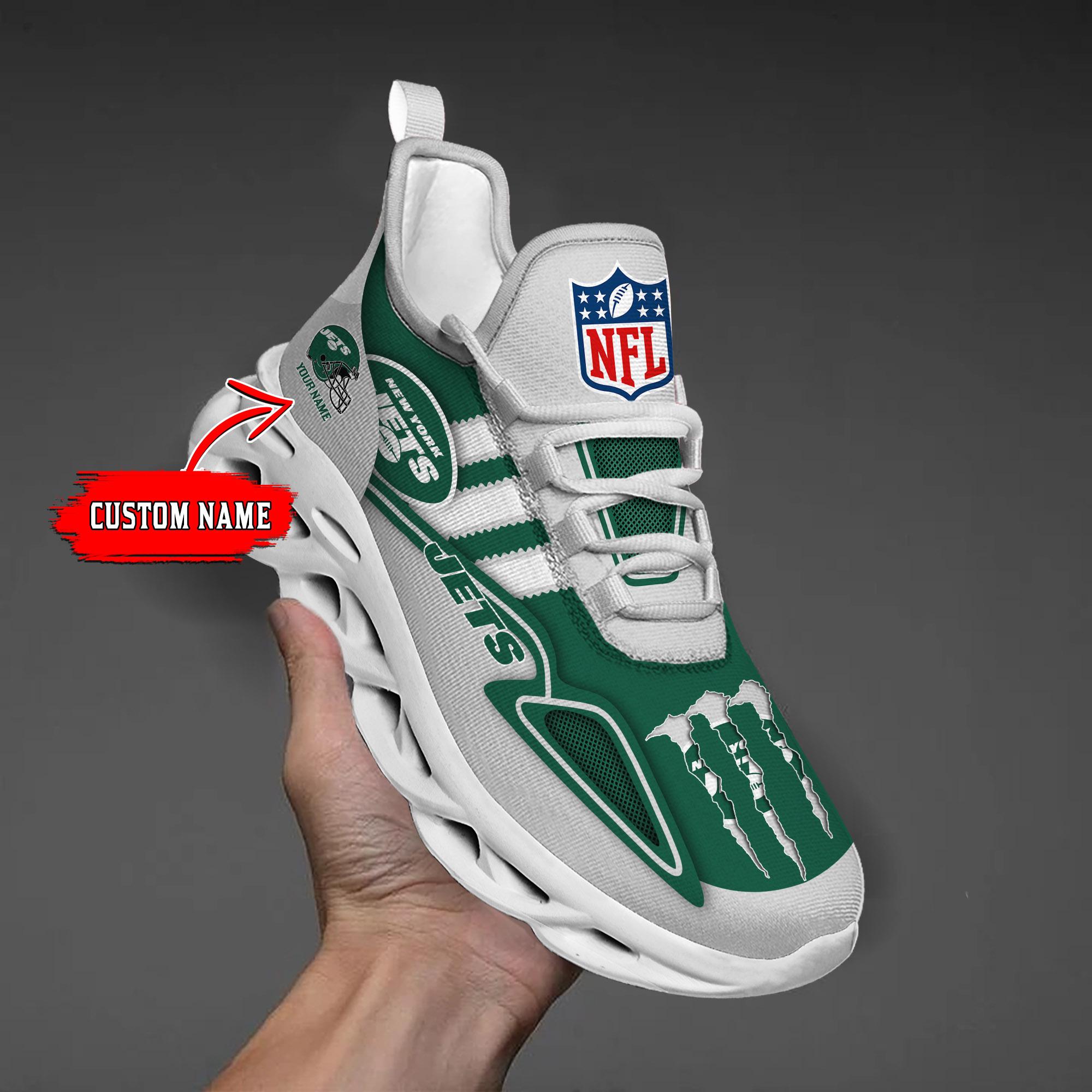 Personalized New York Jets Max Soul Shoes Sneakers for Men And Women – NFL Football Fan Shoes, Team Sneakers
