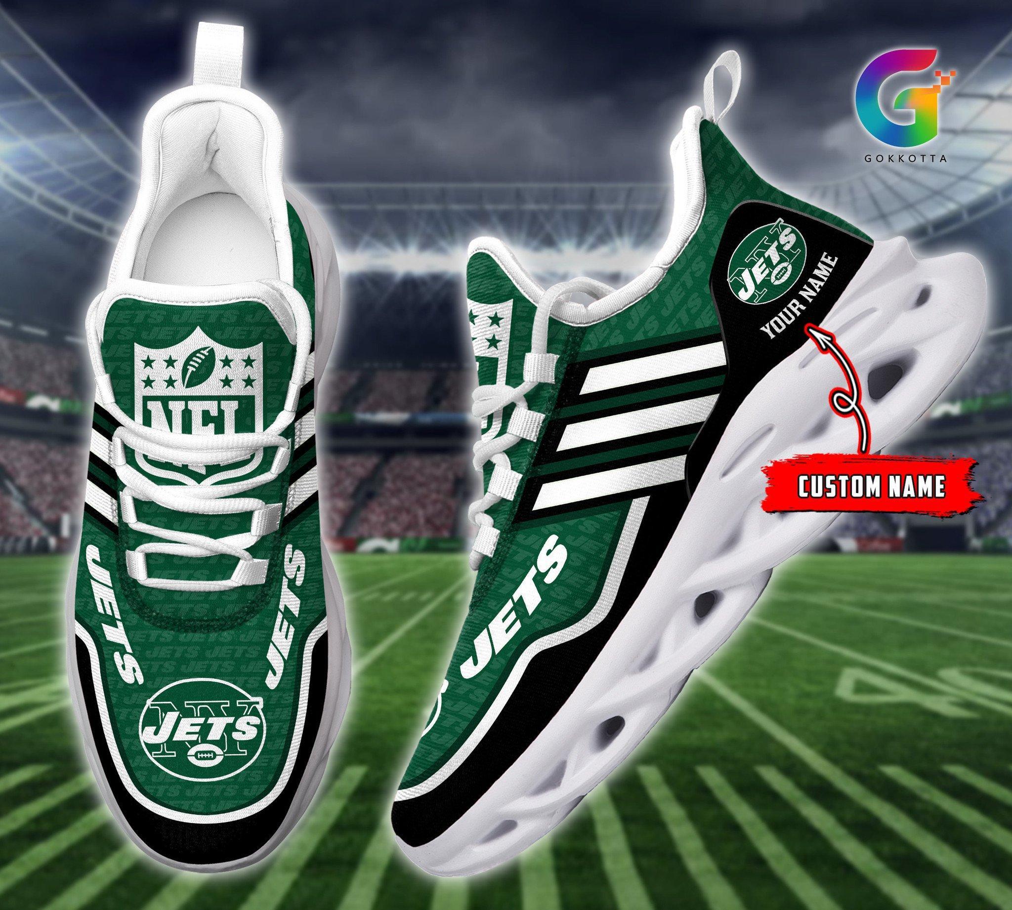 Personalized New York Jets Max Soul Shoes Sneakers for Men And Women – NFL Football Fan Shoes, Team Sneakers